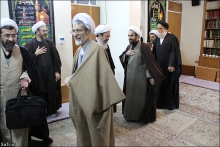 دیدار مدیران مرکز موضوع شناسی احکام فقهی با حضرت آیت الله العظمی صافی گلپایگانی