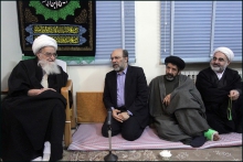 دیدار دکتر حمید میرزاده، ریاست دانشگاه آزاد اسلامی با حضرت آیت الله العظمی صافی گلپایگانی