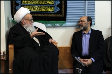 دیدار دکتر حمید میرزاده، ریاست دانشگاه آزاد اسلامی با حضرت آیت الله العظمی صافی گلپایگانی