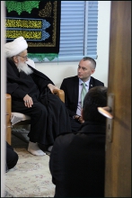 دیدار نماینده دبیرکل سازمان ملل در عراق با حضرت آیت الله العظمی صافی گلپایگانی