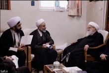 گزارش تصویری: دیدار ریاست سازمان اوقاف و امور خیریه کشور با حضرت آیت الله العظمی صافی گلپایگانی