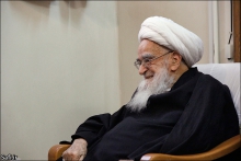 دیدار ریاست سازمان اوقاف و امور خیریه کشور با حضرت آیت الله العظمی صافی گلپایگانی