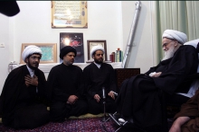 دیدار دبیرکل مقاومت و مجاهدین عصائب اهل حق عراق با حضرت آیت الله العظمی صافی گلپایگانی