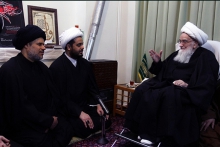 گزارش تصویری: دیدار دبیرکل مقاومت و مجاهدین عصائب اهل حق عراق با حضرت آیت الله العظمی صافی گلپایگانی