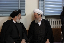 ديدار رياست بنیاد شهید و امور ایثارگران با حضرت آيت الله العظمي صافي گليايگاني
