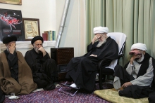 مراسم عزاداری شهادت امام زین العابدین علیه السلام، دفتر حضرت آیت الله العظمی صافی گلپایگانی