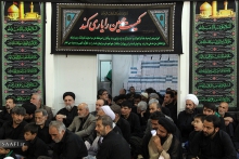 مراسم عزاداری عاشورای حسینی با حضور مرجع عالیقدر حضرت آیت الله العظمی صافی گلپایگانی