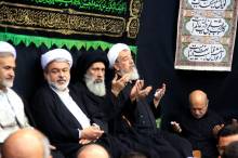 مراسم روضه حضرت سیدالشهداء علیه السلام باحضور علماء و عموم شیفتگان اهل بیت علیهم السلام-دفتر حضرت آیت الله العظمی صافی گلپایگانی قدس سره/دهم محرم 1444