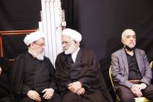 مراسم روضه حضرت سیدالشهداء علیه السلام باحضور علماء و عموم شیفتگان اهل بیت علیهم السلام-دفتر حضرت آیت الله العظمی صافی گلپایگانی قدس سره/دهم محرم 1444