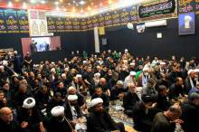 مراسم روضه حضرت سیدالشهداء علیه السلام باحضور علماء و عموم شیفتگان اهل بیت علیهم السلام-دفتر حضرت آیت الله العظمی صافی گلپایگانی قدس سره/دهم محرم 1444