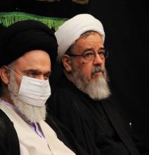 مراسم روضه حضرت سیدالشهداء علیه السلام باحضور علماء و عموم شیفتگان اهل بیت علیهم السلام-دفتر حضرت آیت الله العظمی صافی گلپایگانی قدس سره/دهم محرم 1444