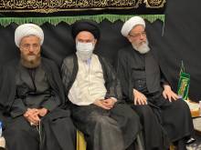 مراسم روضه حضرت سیدالشهداء علیه السلام باحضور علماء و عموم شیفتگان اهل بیت علیهم السلام-دفتر حضرت آیت الله العظمی صافی گلپایگانی قدس سره/دهم محرم 1444