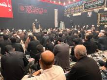مراسم روضه حضرت سیدالشهداء علیه السلام باحضور علماء و عموم شیفتگان اهل بیت علیهم السلام-دفتر حضرت آیت الله العظمی صافی گلپایگانی قدس سره/دهم محرم 1444