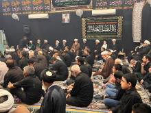 مراسم روضه حضرت سیدالشهداء علیه السلام باحضور علماء و عموم شیفتگان اهل بیت علیهم السلام-دفتر حضرت آیت الله العظمی صافی گلپایگانی قدس سره/دهم محرم 1444