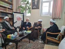 دیدار دکتر احمد واعظی ریاست دفترتبلیغات اسلامی با استاد حاج شیخ محمدحسن صافی گلپایگانی