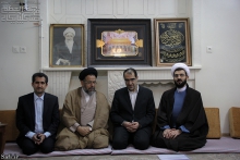 ديدار ریاست محترم جمهوری اسلامی ایران، آقای دكتر حسن روحانی با حضرت آيت الله العظمی صافی گلپايگانی 