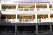 افتتاح مدرسه علمیه حاج ملا صادق با حضور مرجع عالیقدر آیت الله العظمی صافی گلپایگانی و سخنرانی معظم له در شب عید سعید غدیرخم