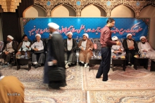 افتتاح مدرسه علمیه حاج ملا صادق با حضور مرجع عالیقدر آیت الله العظمی صافی گلپایگانی و سخنرانی معظم له در شب عید سعید غدیرخم