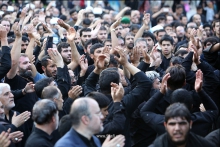 اجتماع عظیم عزاداران علوی در مشهد مقدس به دعوت مرجع عالیقدر حضرت آیت الله العظمی صافی گلپایگانی 