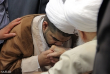 گزارش تصویری : مراسم جشن عید سعید غدیرخم و عمامه‌گذاری طلاب حوزه علمیه قم توسط حضرت آیت‌الله العظمی صافی گلپایگانی