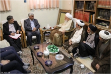 گزارش تصویری: دیدار آقای دكتر محمد فرهادي؛ وزیر علوم، تحقیقات و فناوری با مرجع عالیقدر حضرت آیت الله العظمی صافی گلپایگانی
