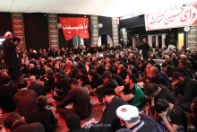 مراسم عزاداری عاشورای حضرت اباعبدالله الحسین علیه‌السلام در دفتر آیت‌الله العظمی صافی گلپایگانی