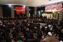 مراسم عزاداری عاشورای حضرت اباعبدالله الحسین علیه‌السلام در دفتر آیت‌الله العظمی صافی گلپایگانی