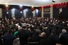 مراسم عزاداری عاشورای حضرت اباعبدالله الحسین علیه‌السلام در دفتر آیت‌الله العظمی صافی گلپایگانی