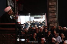 مراسم عزاداری عاشورای حضرت اباعبدالله الحسین علیه‌السلام در دفتر آیت‌الله العظمی صافی گلپایگانی