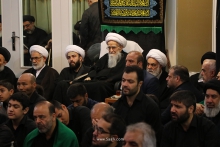 مراسم عزاداری عاشورای حضرت اباعبدالله الحسین علیه‌السلام در دفتر آیت‌الله العظمی صافی گلپایگانی