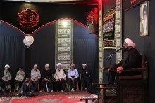 گزارش تصویری: مجلس عزاداری شهادت امام سجاد علیه‌السلام در دفتر آیت‌الله العظمی صافی گلپایگانی