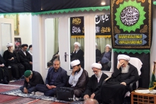 گزارش تصویری: مجلس عزاداری شهادت امام سجاد علیه‌السلام در دفتر آیت‌الله العظمی صافی گلپایگانی