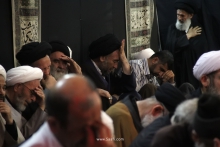 گزارش تصویری: مجلس عزاداری شهادت امام سجاد علیه‌السلام در دفتر آیت‌الله العظمی صافی گلپایگانی