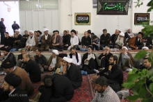 مراسم عزاداری شهادت امام باقر (ع) ، با حضور مرجع عالیقدر آیت اللّه العظمی صافی گلپایگانی مدظله الوارف