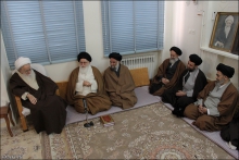 گزارش تصویری : دیدار اعضای ستاد همایش نکوداشت آیت الله العظمی بروجردی (ره) با حضرت آیت الله العظمی صافی گلپایگانی