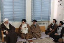 گزارش تصویری : دیدار اعضای ستاد همایش نکوداشت آیت الله العظمی بروجردی (ره) با حضرت آیت الله العظمی صافی گلپایگانی