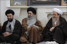 گزارش تصویری : دیدار اعضای ستاد همایش نکوداشت آیت الله العظمی بروجردی (ره) با حضرت آیت الله العظمی صافی گلپایگانی
