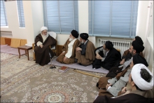 گزارش تصویری : دیدار اعضای ستاد همایش نکوداشت آیت الله العظمی بروجردی (ره) با حضرت آیت الله العظمی صافی گلپایگانی