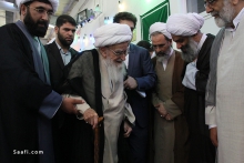 مراسم اختتامیه مرحله کشوری مسابقات علمی حوزه های علمیه و تقدیر از طلاب برگزیده با حضور مرجع عالیقدر آیت الله العظمی صافی گلپایگانی مدظله الوارف