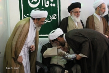 مراسم اختتامیه مرحله کشوری مسابقات علمی حوزه های علمیه و تقدیر از طلاب برگزیده با حضور مرجع عالیقدر آیت الله العظمی صافی گلپایگانی مدظله الوارف