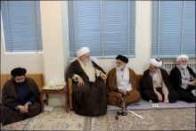 گزارش تصویری : دیدار مسؤولان و اعضای هیأت علمی موسسه آینده روشن (پژوهشکده مهدویت) با حضرت آیت الله العظمی صافی گلپایگانی
