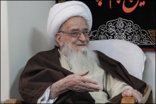 گزارش تصویری : دیدار سردار مهری، رییس پلیس راهور ناجا، با حضرت آیت الله العظمی صافی گلپایگانی