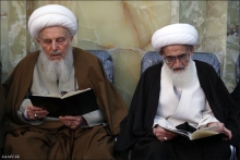 گزارش تصویری : مراسم تشییع پیکر آیت‌الله ثابتی همدانی/مجلس بزرگداشت مرحوم آیت الله ثابتی همدانی از طرف حضرت آیت الله العظمی صافی گلپایگانی