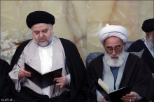 گزارش تصویری : مراسم تشییع پیکر آیت‌الله ثابتی همدانی/مجلس بزرگداشت مرحوم آیت الله ثابتی همدانی از طرف حضرت آیت الله العظمی صافی گلپایگانی