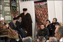 گزارش تصویری : مراسم عزاداری شهادت امام رضا (ع) با حضور آیت‌الله العظمی صافی گلپایگانی