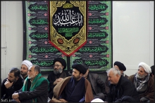 گزارش تصویری : مراسم عزاداری شهادت امام رضا (ع) با حضور آیت‌الله العظمی صافی گلپایگانی