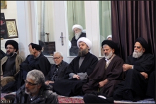 گزارش تصویری : مراسم عزاداری شهادت امام رضا (ع) با حضور آیت‌الله العظمی صافی گلپایگانی