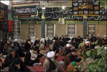 گزارش تصویری : مراسم عزاداری شهادت امام رضا (ع) با حضور آیت‌الله العظمی صافی گلپایگانی