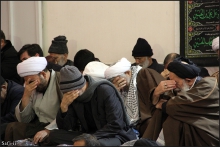 گزارش تصویری : مراسم عزاداری شهادت امام رضا (ع) با حضور آیت‌الله العظمی صافی گلپایگانی