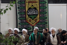 گزارش تصویری : مراسم عزاداری شهادت امام رضا (ع) با حضور آیت‌الله العظمی صافی گلپایگانی